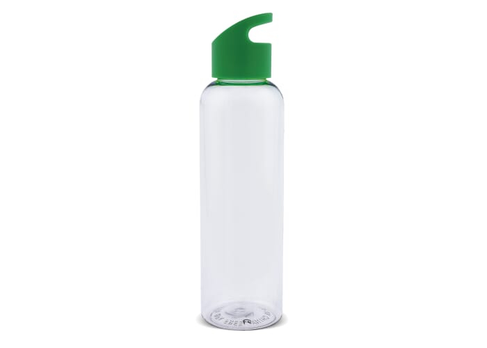 Bouteille publicitaire rPET 600 ml Loop combi Transparent Vert clair